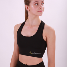 Load image into Gallery viewer, Training Crop Top - Black